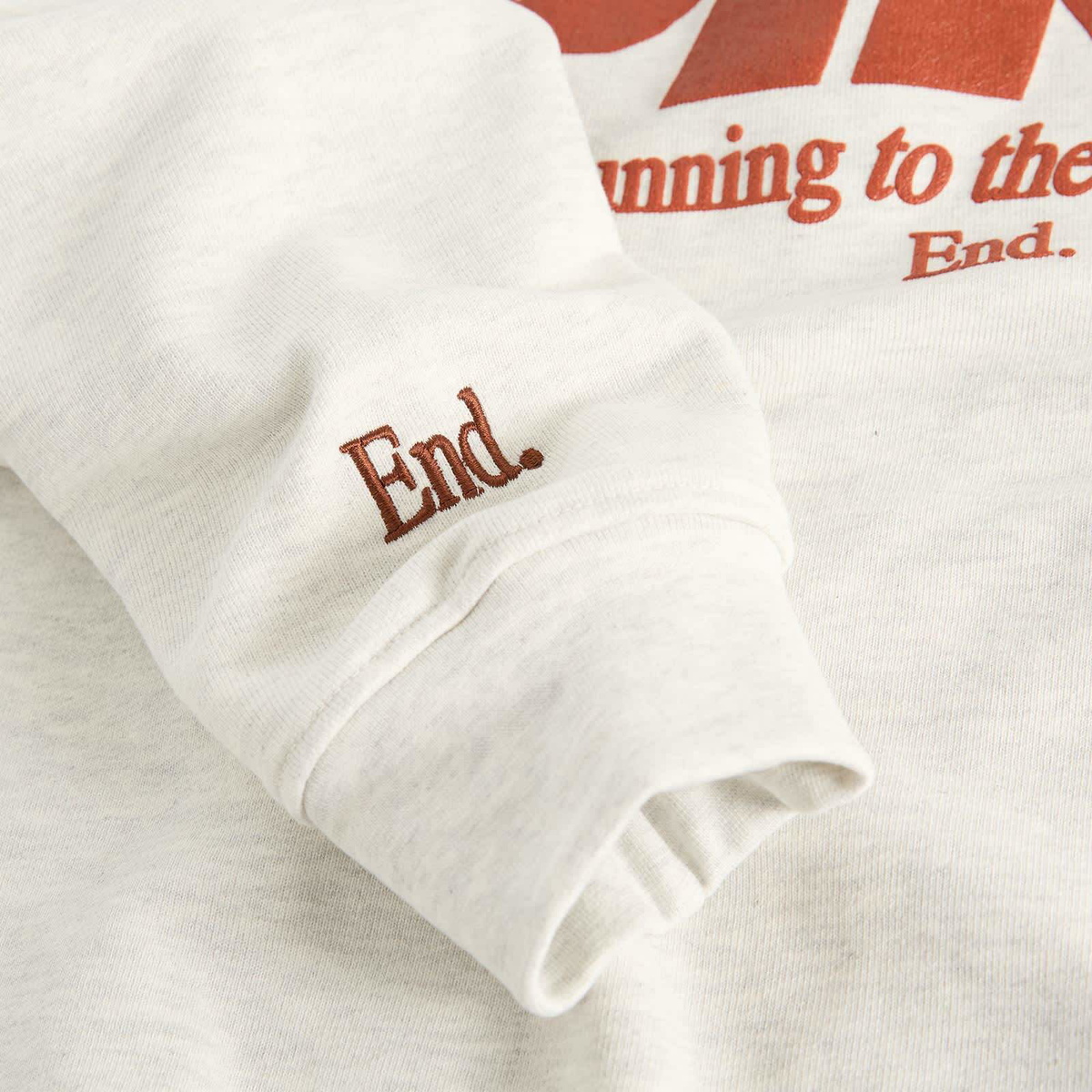 END. Pint Club Hoodie in Grey Marl