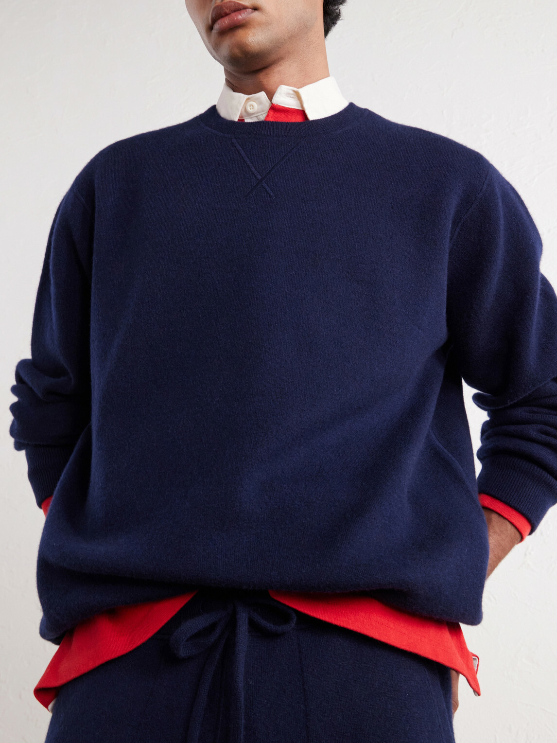 Aimé Leon Dore - Cashmere-Blend Sweater - Blue
