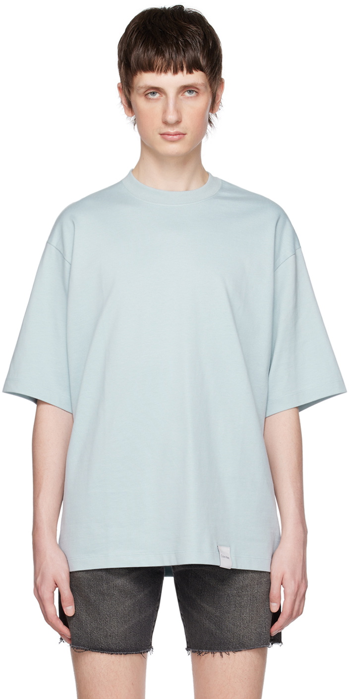 Calvin Klein Blue Relaxed T-Shirt Calvin Klein