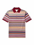 Paul Smith - Striped Cotton Polo Shirt - Red