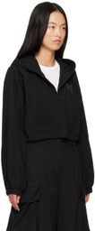 alexanderwang.t Black Logo Cropped Jacket