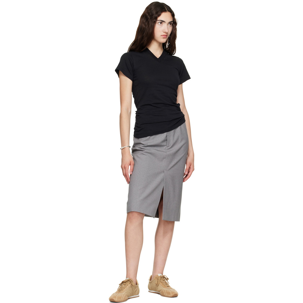 TOTEME Taupe Flex Sneakers