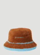 Le Bob Neve Fluffy Bucket Hat in Brown