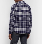 Alex Mill - Checked Cotton-Flannel Shirt - Navy