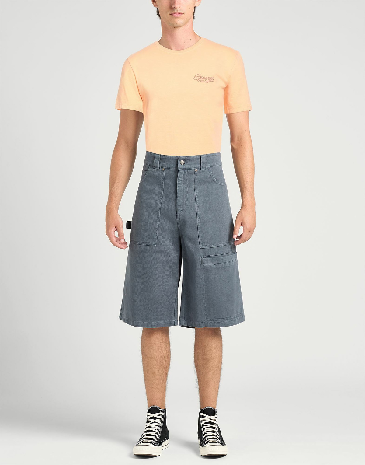 Guess Mens T-shirt Apricot