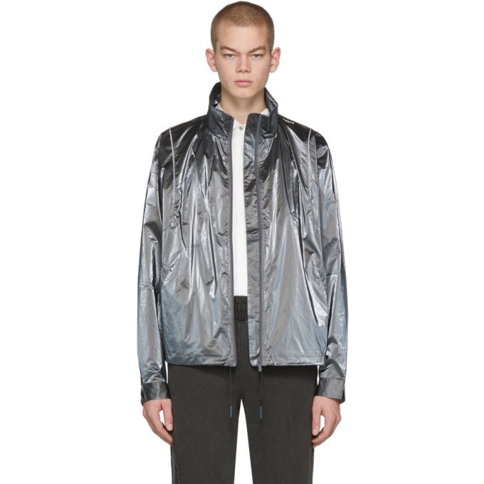 Photo: C2H4 Silver Reflective MTRO Piped 3M Track Jacket