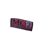 MC2 Saint Barth Parisienne Terry Pouch Bag With Violet And Orange Daisy Print
