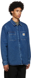 Carhartt Work In Progress Blue Salinac Shirt