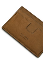 Tom Ford Nubuck Card Holder - Brown - One Size