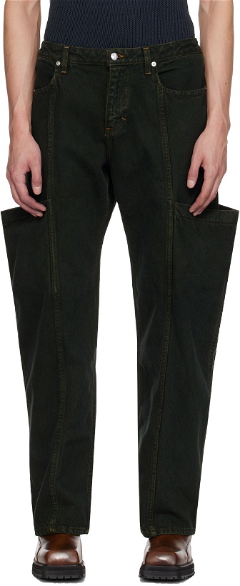 Photo: Eckhaus Latta Green Pocket Jeans