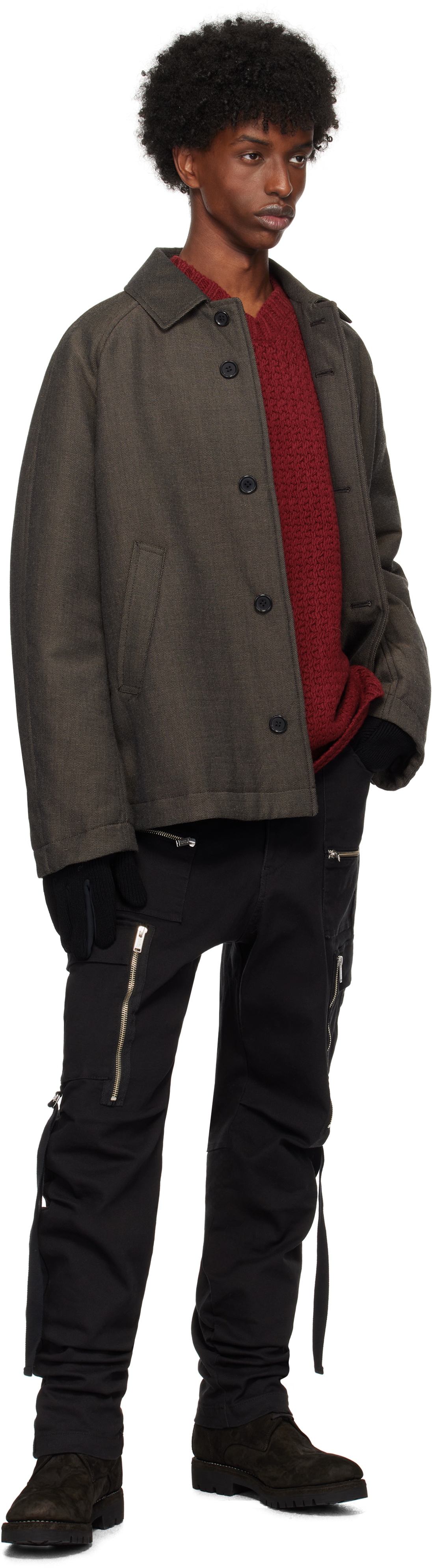 【美品】Undercover Mods Coat Brown 美品】Undercover Mods Coat Brown