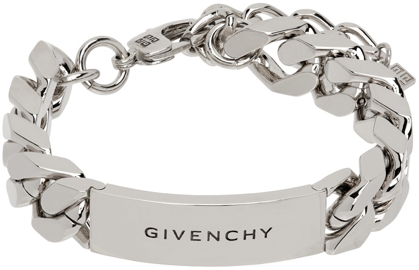 Givenchy Silver ID Bracelet Givenchy