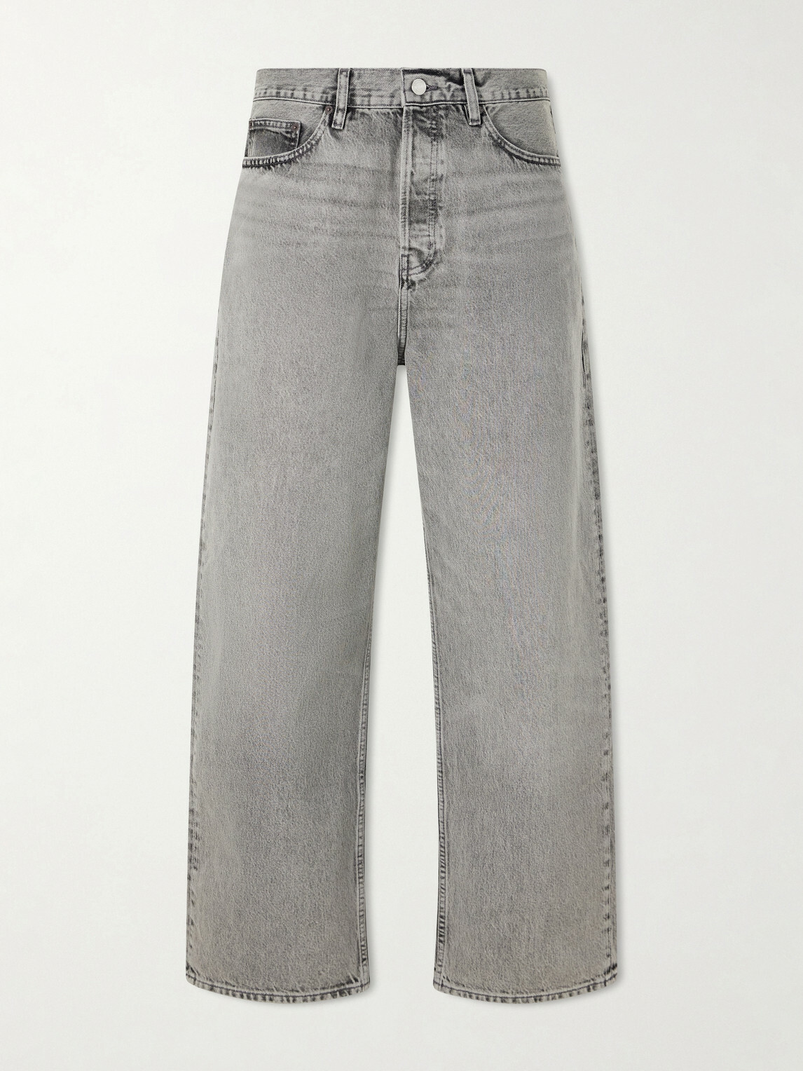 FRAME - Wide-Leg Jeans - Gray