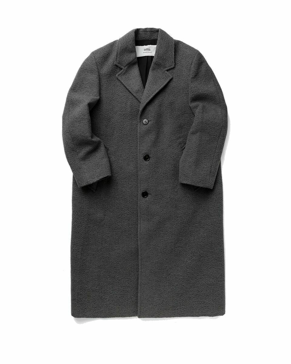 Photo: Ami Paris Oversized Coat Grey - Mens - Coats