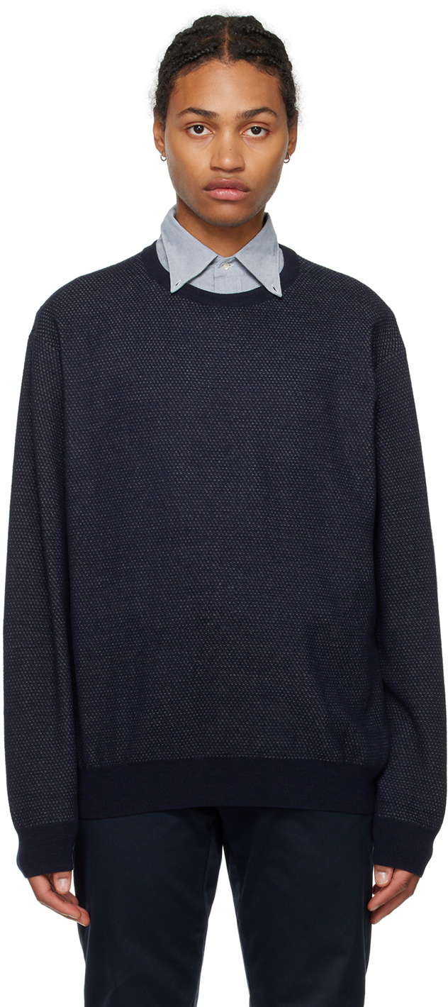 Nanamica Navy Crewneck Sweater Nanamica