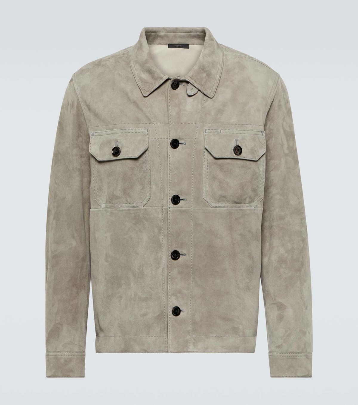 Tom Ford Single-breasted suede overshirt