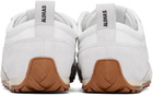 Alohas White Tb.304 Nylon Leather Sneakers