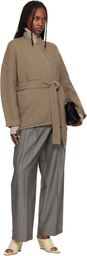 Lauren Manoogian Brown Coto Cardigan