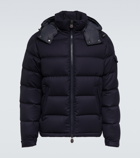 Moncler - Montgenevre wool flannel down jacket