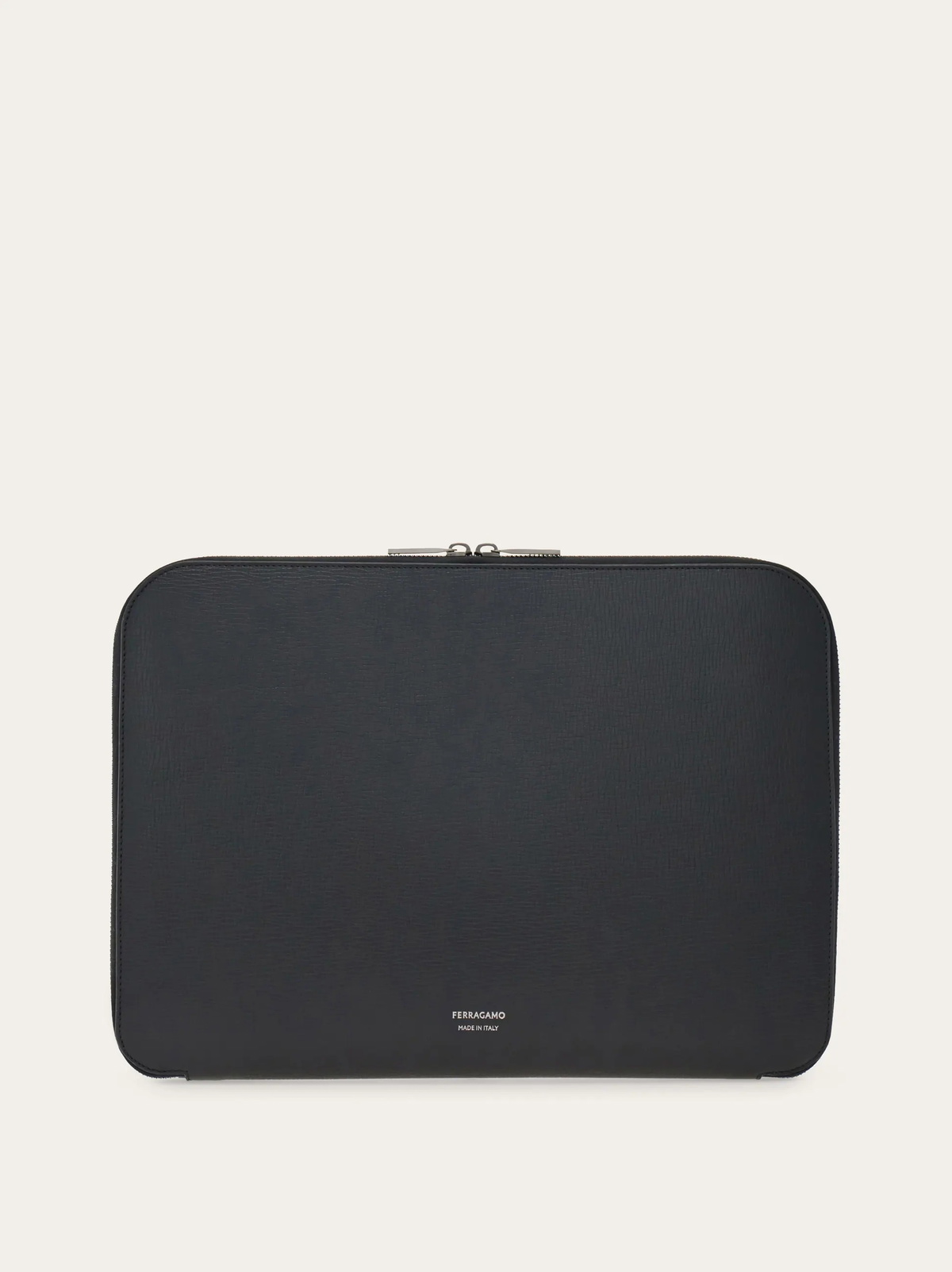 Ferragamo Mens Gancini document holder in Black