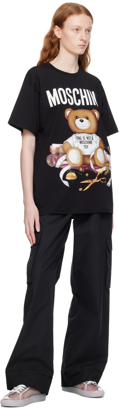Moschino Black Teddy Bear T-Shirt Moschino