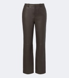 Vince Leather straight pants