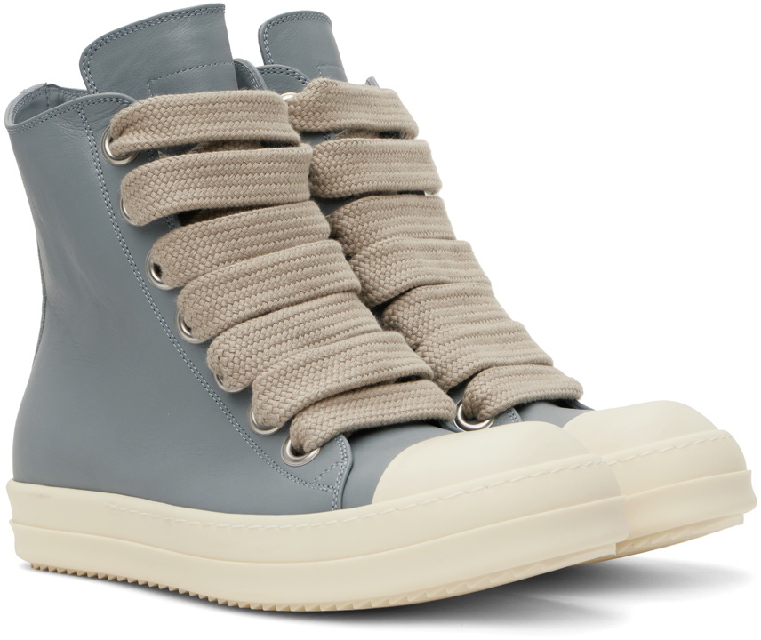 【Rick Owens】 Poterville Jumbolaced ハイカットスニーカー Rick Owens Porterville Jumbolaced High Black Men's