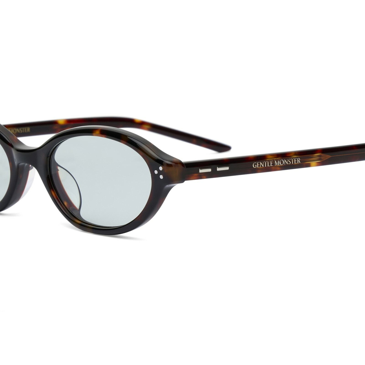 Gentle Monster La Cha Sunglasses in Tortoise/Green 