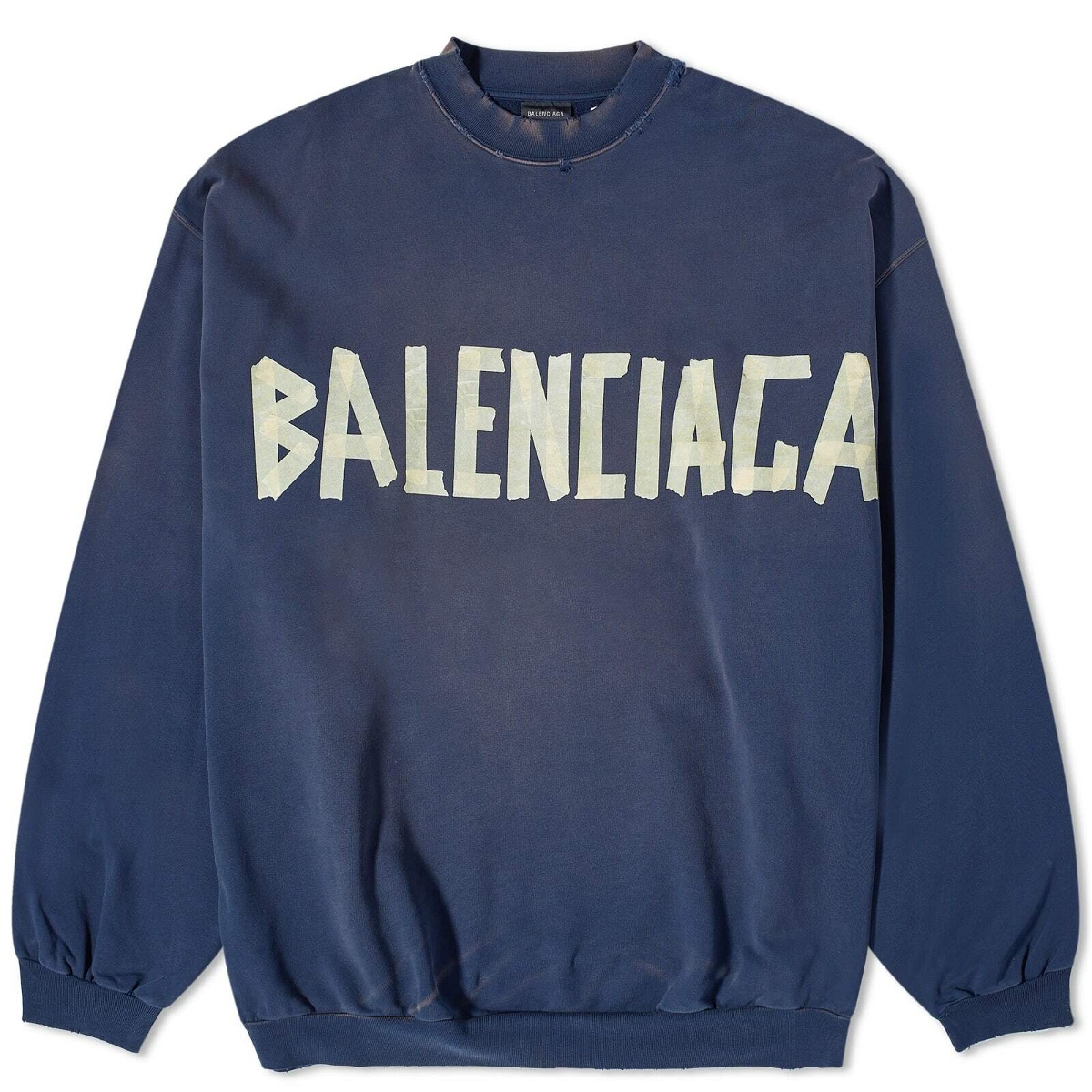 BALENCIAGA Homme Balenciaga Oversized Sweatshirt Oversized Sweat Border  Black Cotton ref542983  Joli Closet