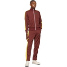 Palm Angels Burgundy College Track Jacket