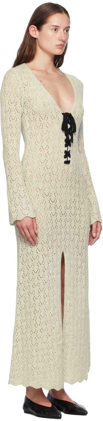 The Garment Off-White Canada Crochet Midi Dress