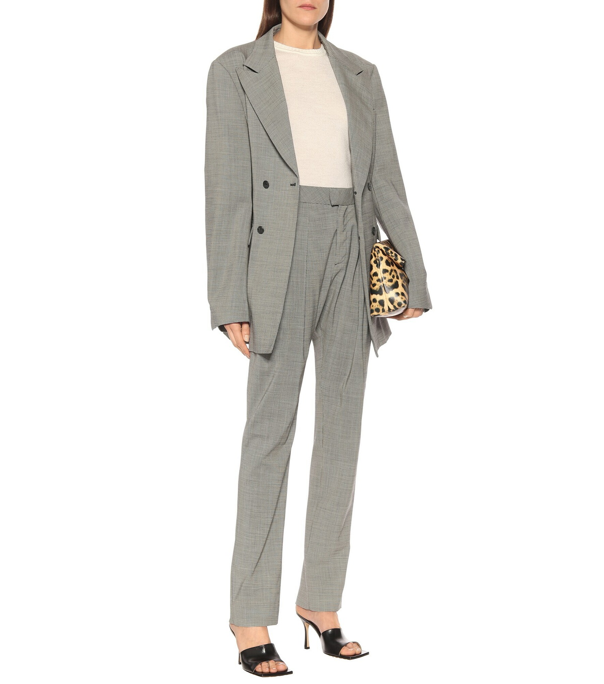 Matthew Adams Dolan - High-rise stretch-wool pants