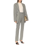 Matthew Adams Dolan - High-rise stretch-wool pants