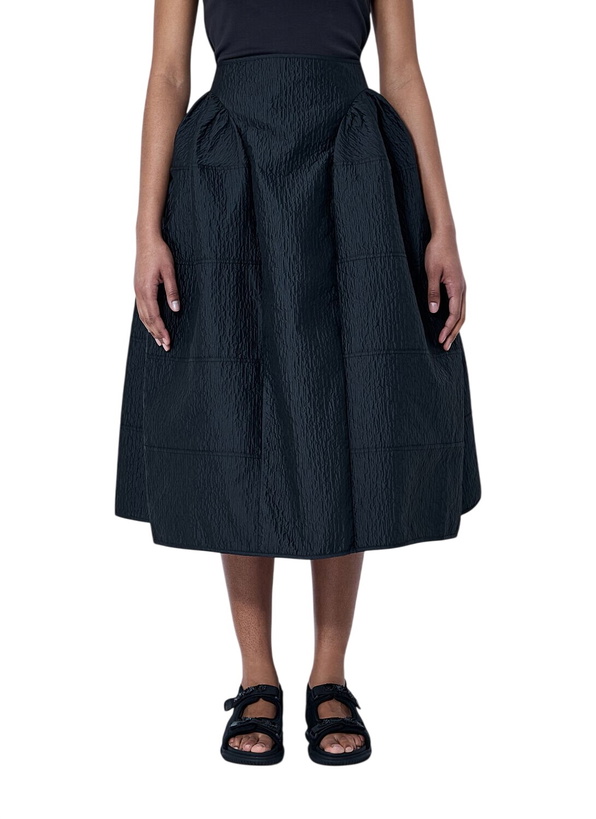Photo: Cecilie Bahnsen CBdaphne Skirt Stria Matelasse
