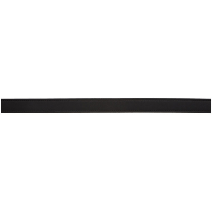 Acne Studios Black Leather Slim Belt