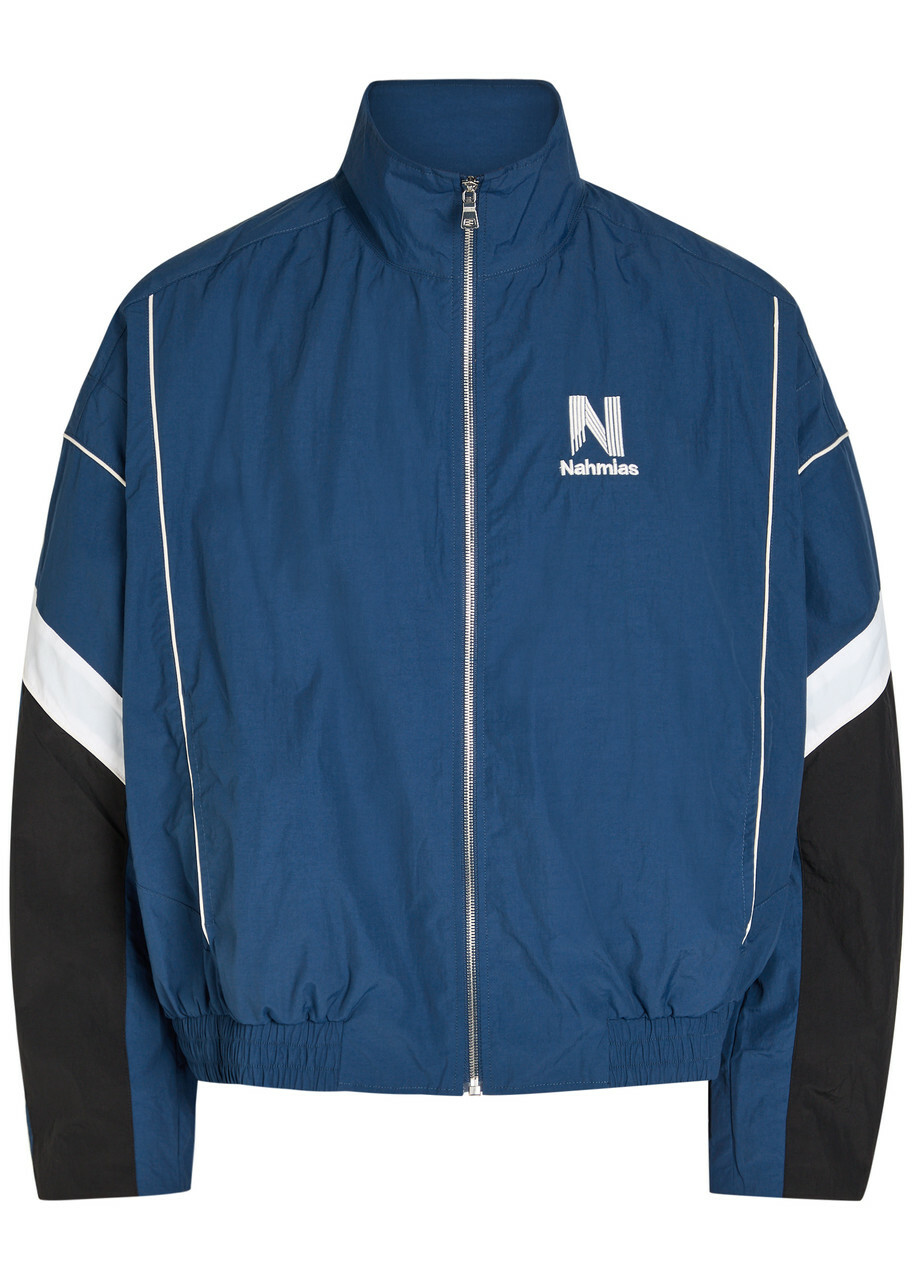 Nahmias Warm Up Panelled Shell Jacket Blue