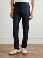 Loro Piana - Leisure City Slim-Fit Virgin Wool and Cashmere-Blend Trousers - Blue