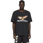 Rhude Black Vintage Eagle T-Shirt