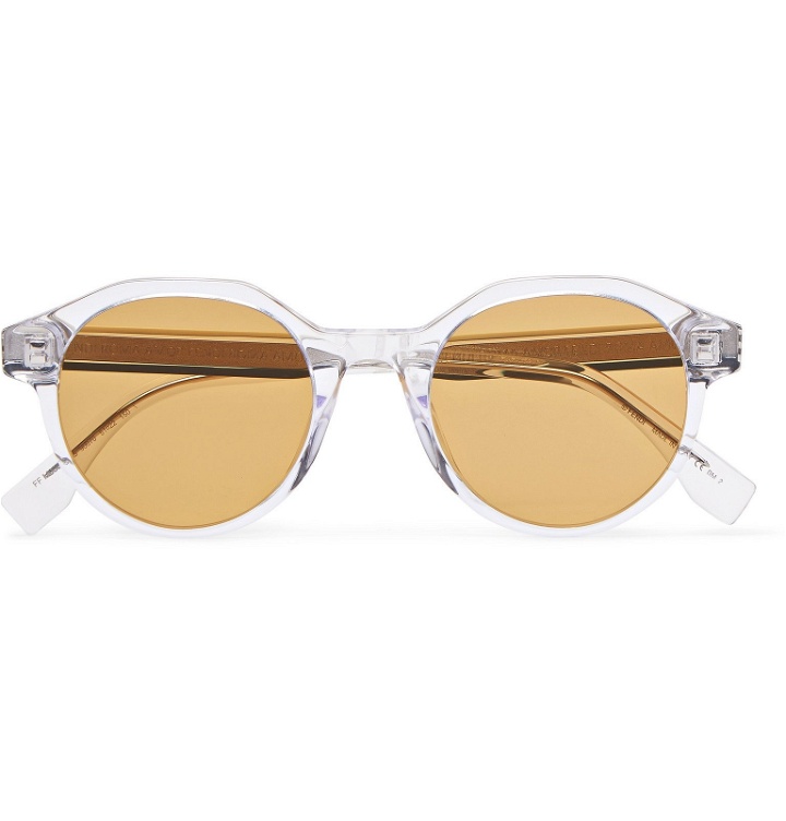 Photo: Fendi - Round-Frame Acetate Sunglasses - Neutrals