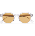 Fendi - Round-Frame Acetate Sunglasses - Neutrals