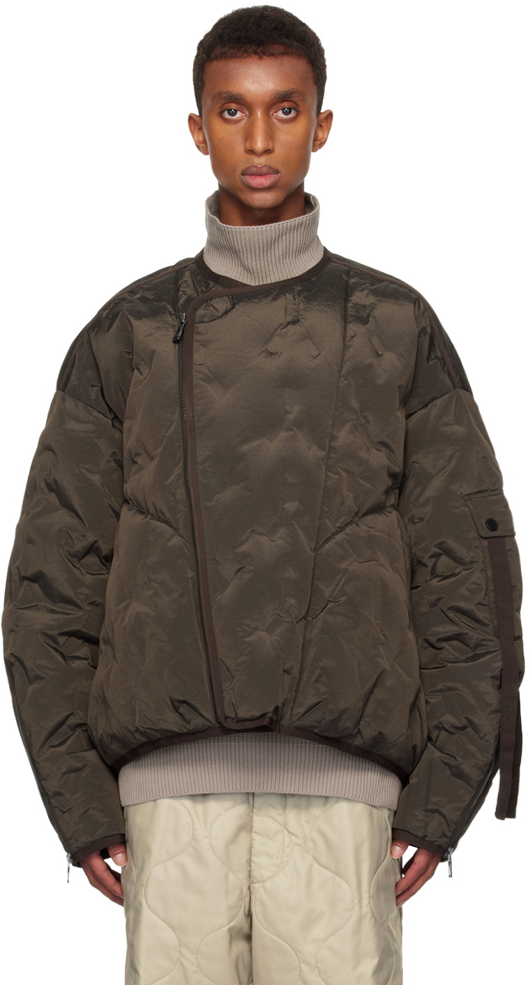 A. A. Spectrum Brown Azyr Down Jacket A. A. Spectrum