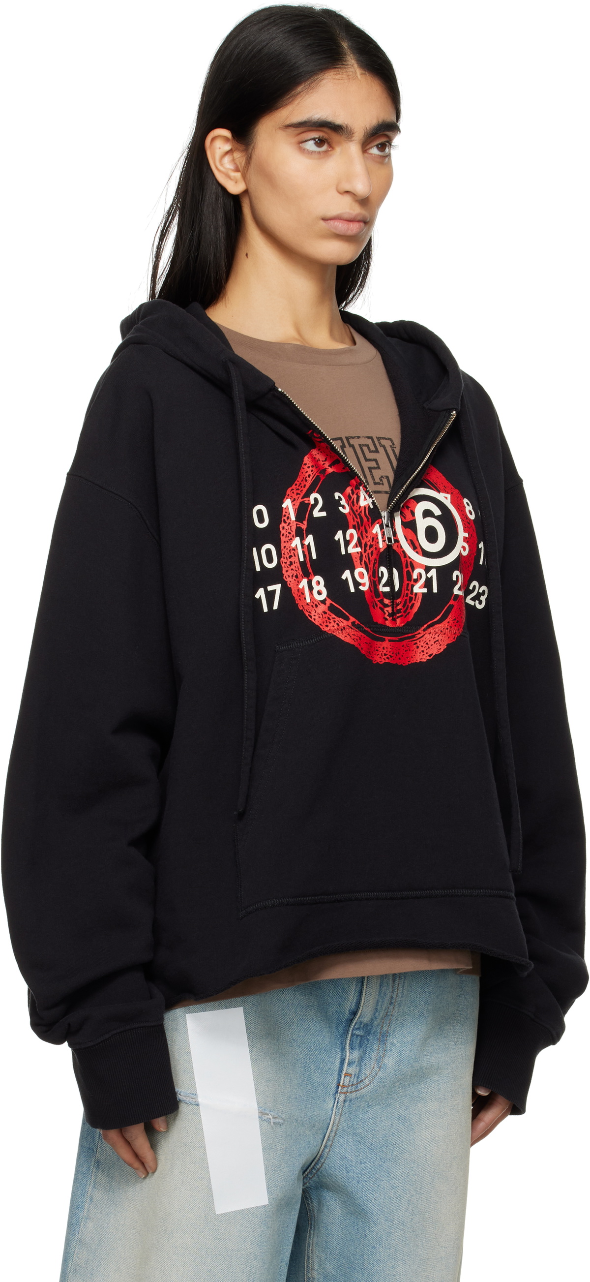 MM6 Maison Margiela Black Lunar New Year Capsule Hoodie