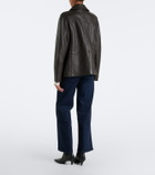 Frame Low Rise wide-leg jeans