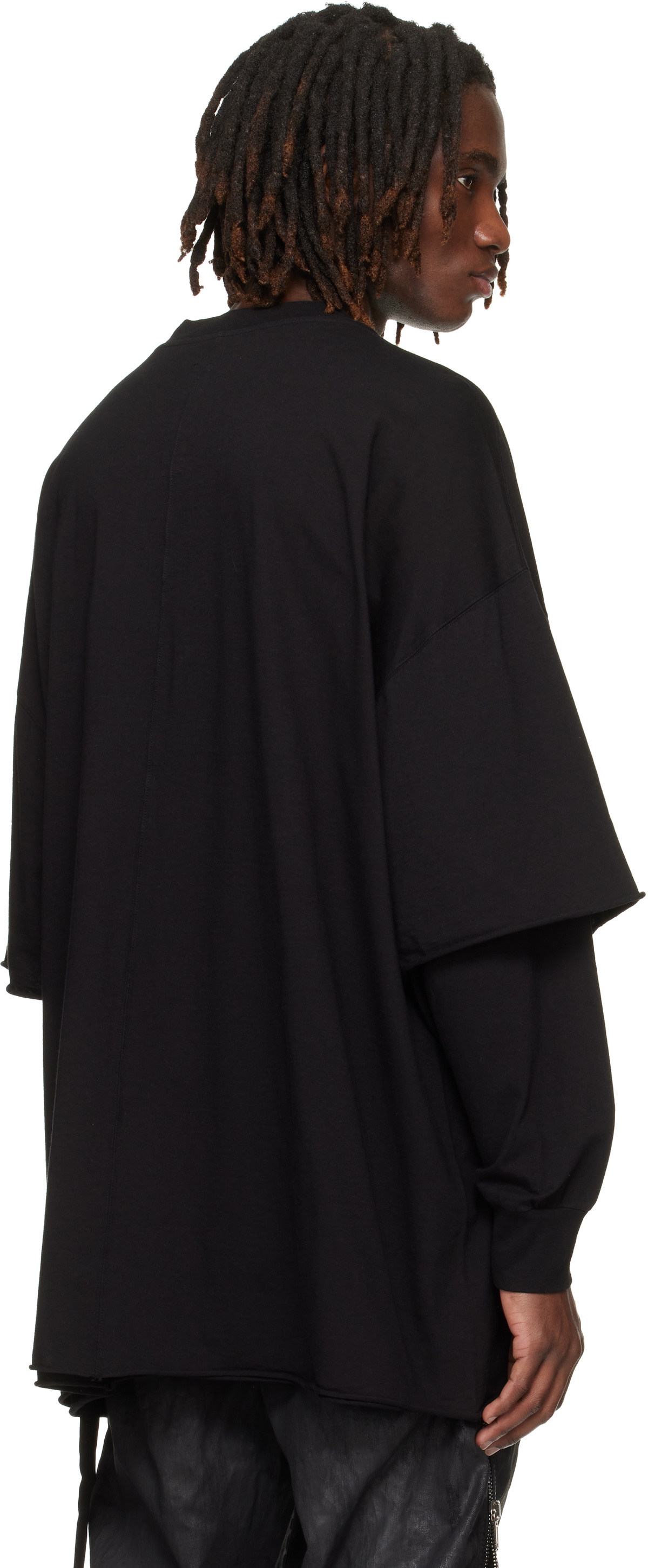 Rick Owens DRKSHDW Black Temple Tommy Hustler Sweatshirt