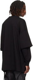 Rick Owens DRKSHDW Black Temple Tommy Hustler Sweatshirt