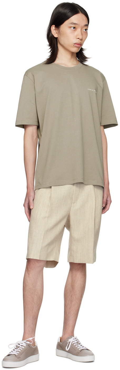 Tiger of Sweden Taupe Pro T-Shirt