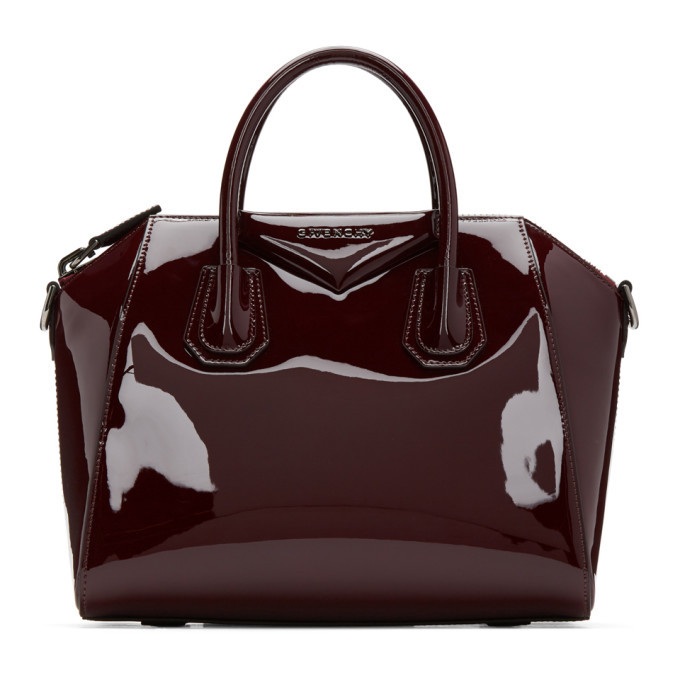 Givenchy antigona small outlet burgundy