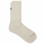 A-COLD-WALL* Men's Core Socks in Beige Bone 