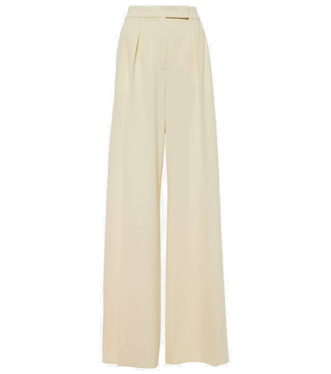 Max Mara Karub high-rise wide-leg wool pants Max Mara