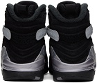 Nike Jordan Black Air Jordan 8 Retro Winterized Sneakers